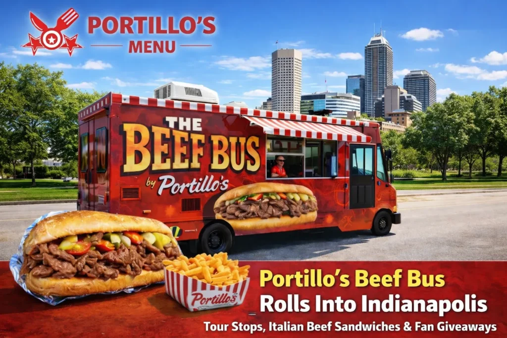 Portillo’s Beef Bus Rolls Into Indianapolis
