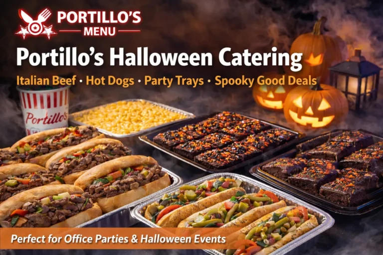 Portillo’s Halloween catering menu