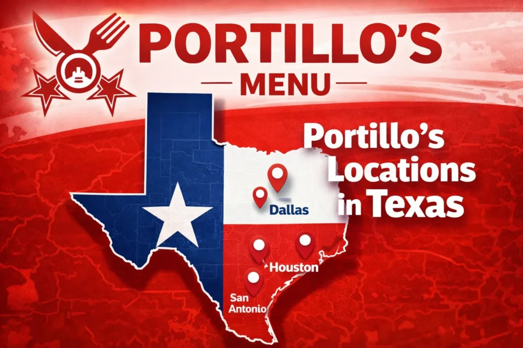 Portillo's expands to Texas
Portillo’s Locations in Texas