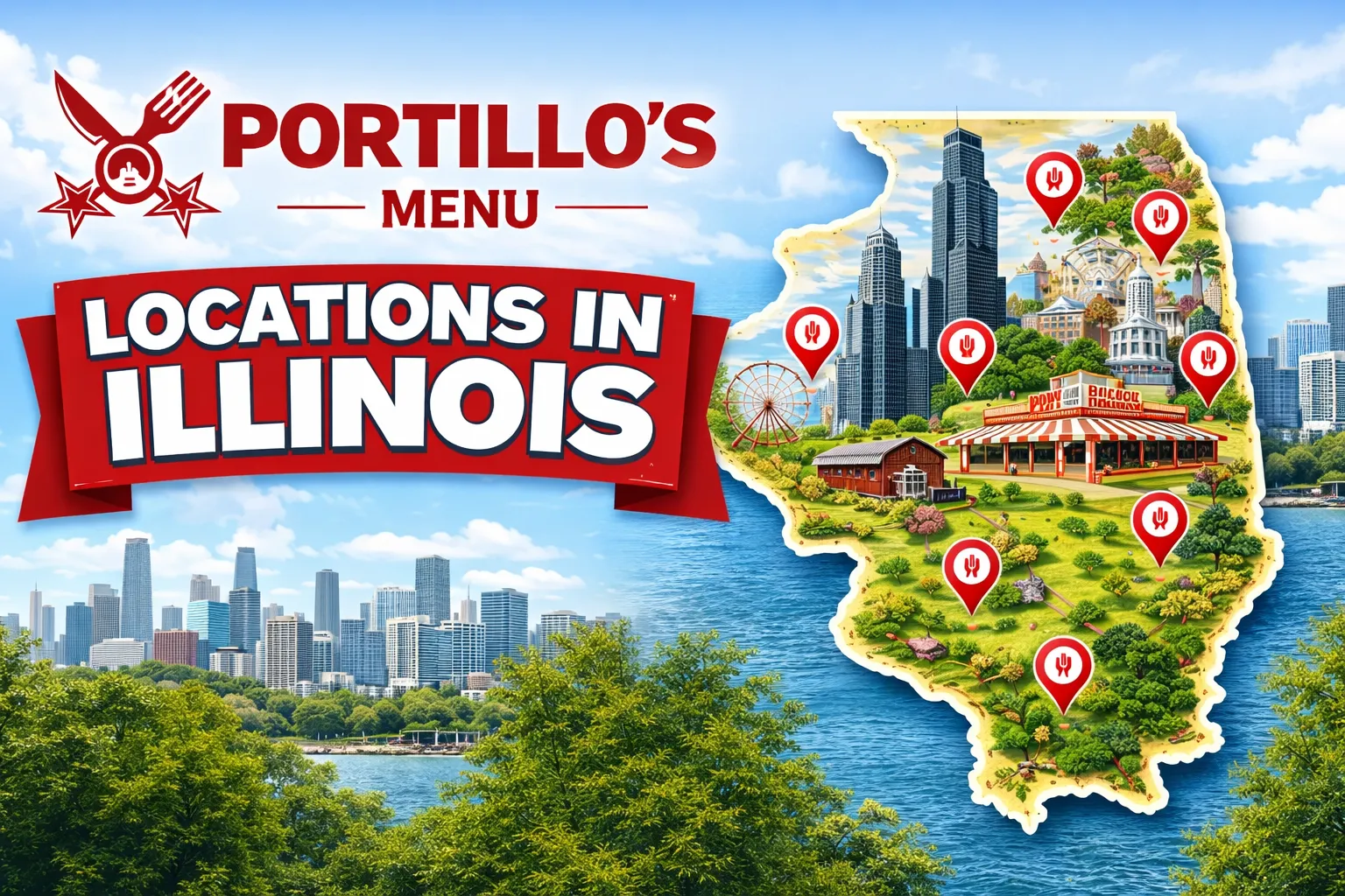Portillo's locations across Illinois